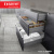 картинка ALPHABOX 500мм LOCK-FIX, серый ( SAMET ) от магазина комплектующих для производства мебели "Панорама"