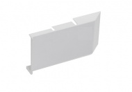картинка Заглушка для навеса универсальный 17 мм правая, белый RAL 9001 Hafele*** от магазина комплектующих для производства мебели "Панорама"