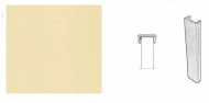 картинка ЗАГЛУШКА Д\ЦОКОЛЯ ВАНИЛЬ (H=150) РОССИЯ от магазина комплектующих для производства мебели "Панорама"