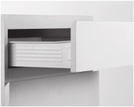 картинка Ящик в наборе SAMBOX 086 , 350 мм, белый до 25 кг ( SAMET ) от магазина комплектующих для производства мебели "Панорама"