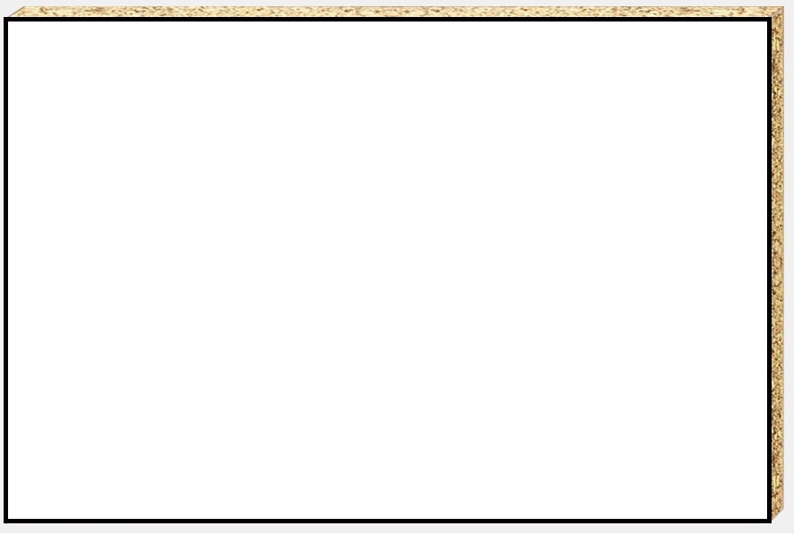 картинка ДСП БЕЛЫЙ-СУПЕР 2750Х1830 16мм Матовое гладкое тиснение (ЧФМК) от магазина комплектующих для производства мебели "Панорама"