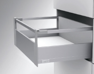 картинка FLOWBOX H106 (H58) мм (Держатель передней панели внутреннего ящика 1 релинг белый)   от магазина комплектующих для производства мебели "Панорама"