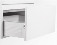картинка Ящик в наборе SAMBOX 150 , 350 мм, белый до 25 кг ( SAMET )  от магазина комплектующих для производства мебели "Панорама"