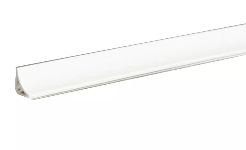 картинка ПЛИНТУС LB-15 (6056) БЕЛЫЙ ГЛЯНЕЦ 3м * от магазина комплектующих для производства мебели "Панорама"