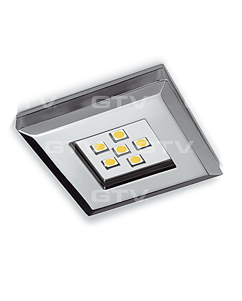 картинка Светодиод.св-к PalermoKP, 12V, 1,8W, 6 диод,теплый свет, хром LD-PKP618-40*** от магазина комплектующих для производства мебели "Панорама"