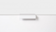 картинка Ручка профиль CA1 L92 мм, м,ц. 64 мм белый матовый*** от магазина комплектующих для производства мебели "Панорама"
