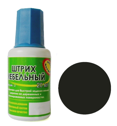 картинка ШТРИХ МЕБЕЛЬНЫЙ ВЕНГЕ ТЕМНЫЙ (НОВАТОР) от магазина комплектующих для производства мебели "Панорама"