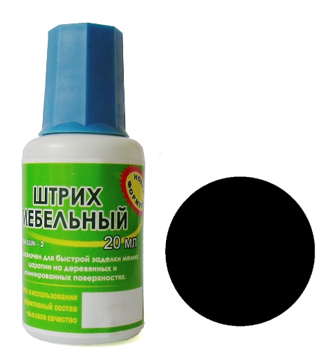 картинка ШТРИХ МЕБЕЛЬНЫЙ ЧЕРНЫЙ (НОВАТОР) от магазина комплектующих для производства мебели "Панорама"