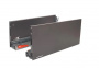 картинка Ящик FLOWBOX с доводчиком H192 (H144) мм 400 мм Антрацит * от магазина комплектующих для производства мебели "Панорама"