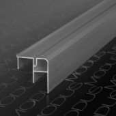 картинка MODUS S63 OPK Направляющая нижняя L=5,8 м серебро А00 от магазина комплектующих для производства мебели "Панорама"