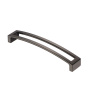 картинка РУЧКА СКОБА S-2341-160 BN ЧЕРНЫЙ ХРОМ ( KERRON)*** от магазина комплектующих для производства мебели "Панорама"