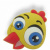 картинка РУЧКА GTV UM-KID-R ЦЫПЛЁНОК **** от магазина комплектующих для производства мебели "Панорама"