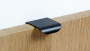 картинка Ручка торцевая AL MONTE черный матовый (RT110BL.1/16 ) BOYARD**** от магазина комплектующих для производства мебели "Панорама"