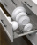 картинка Корзина для посуды "Вариант Мульти" в нижний шкаф 800 с прозр.поддоном ХРОМ (без направляющих) REIS от магазина комплектующих для производства мебели "Панорама"