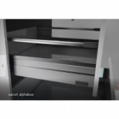 картинка Релинг для ALPHABOX 350мм серый ( SAMET ) от магазина комплектующих для производства мебели "Панорама"