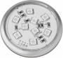 картинка Светодиод.св-к Tavira круглый, 9 диодов RGB SMD5050 1,8W, 12V с кабелем и разъемом LD-TO18W-RGB***  от магазина комплектующих для производства мебели "Панорама"