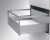 картинка FLOWBOX H106 (H58) мм (Держатель передней панели внутреннего ящика 1 релинг белый)   от магазина комплектующих для производства мебели "Панорама"