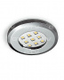картинка Светодиод.св-к PalermoOP, 12V, 2,5W, 9 диод,теплый свет, хром LD-POP925-40*** от магазина комплектующих для производства мебели "Панорама"