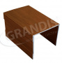 картинка ТРЕК ОДИНАРНЫЙ ВЕРХНИЙ ИТАЛЬЯНСК.ОРЕХ (5,4м) ПВХ ( GRANDIS ) **** от магазина комплектующих для производства мебели "Панорама"