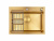 картинка Мойка AVIVA 600*450*210мм, Нано Золото, в комплекте (дозатор+коландер) от магазина комплектующих для производства мебели "Панорама"