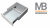картинка МОДЕРН БОКС L-550 мм НИЗКИЙ ( PUSH TO OPEN ) PB-D-P20550A (GTV)  СЕРЫЙ *** от магазина комплектующих для производства мебели "Панорама"